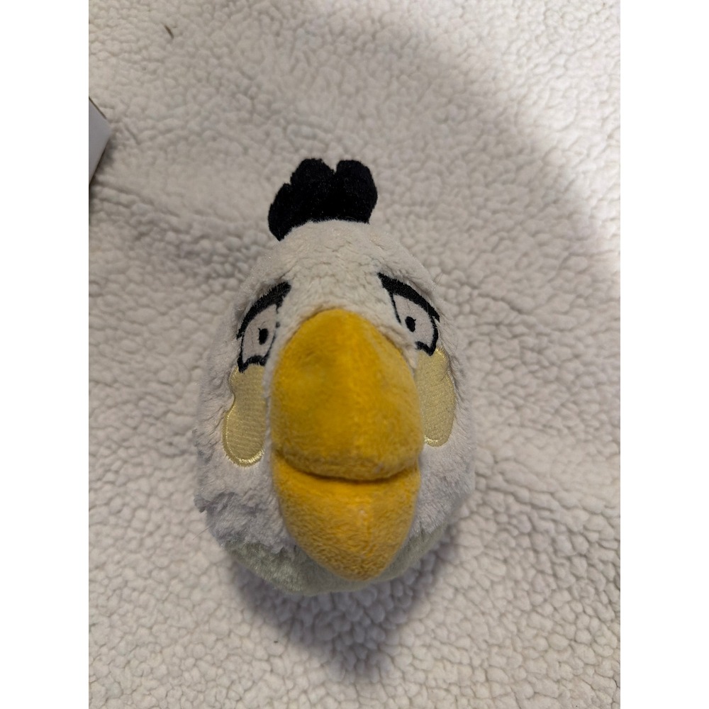 Rovio Angry Birds White Bird Matilda Plush Stuffed Toy Gaming Collectible White